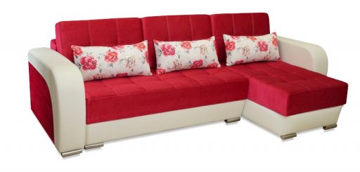 Угловой диван «Байкал» с оттоманкой