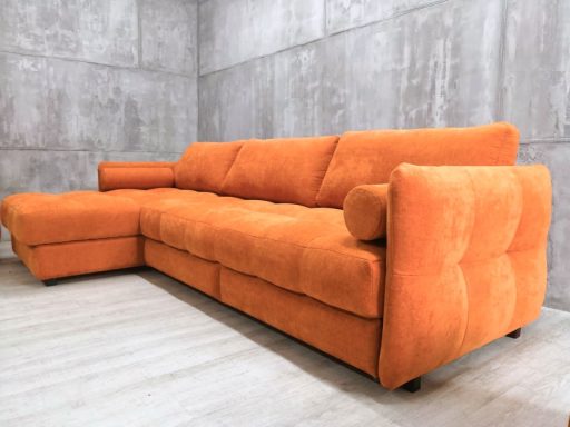 Угловой диван «Эдем» с оттоманкой