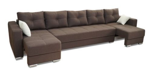 Угловой диван «Престиж-13» трансформер с оттоманкой
