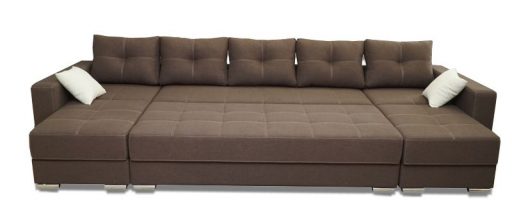 Угловой диван «Престиж-13» трансформер с оттоманкой