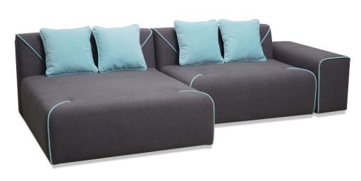 Угловой диван с оттоманкой «Лайт»