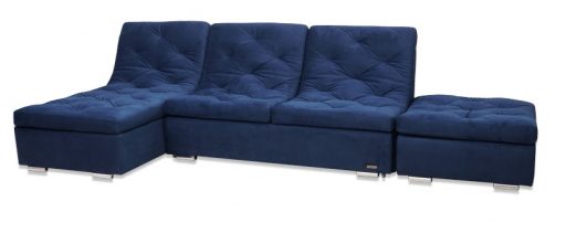 Диван Триумф с оттоманкой с пуфом