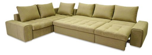 Модульный диван «Дублин» с ящиками и баром