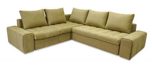 Модульный диван «Дублин» с ящиками и баром