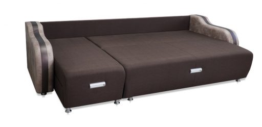 Угловой диван «Престиж-14» удлиненный с оттоманкой