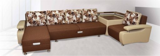 Угловой диван «Престиж-15 со столом П»