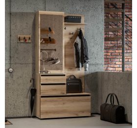 "Берген" СТМ Вешалка с зеркалом «Берген»