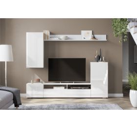 Стенка МГС-4 (белый глянец) Стенка МГС-4 (белый глянец)