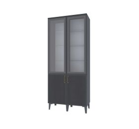 "Толедо" Domani Шкаф-витрина «Толедо» ТШ-3 "Толедо" Domani Шкаф-витрина «Толедо» ТШ-3