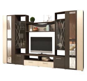 Стенка «Гамма» с зеркалами Стенка «Гамма» с зеркалами