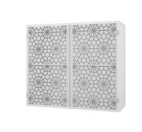 "Камелия" Горизонт Шкаф со стеклом 80