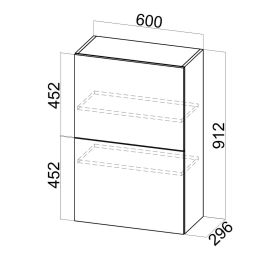 "Модус" SV Ш600б (Aventos HF) Н912 "Модус" SV Ш600б (Aventos HF) Н912