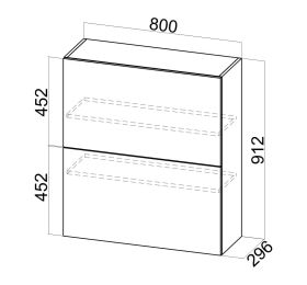 "Модус" SV Ш800б (Aventos HF) Н912 "Модус" SV Ш800б (Aventos HF) Н912